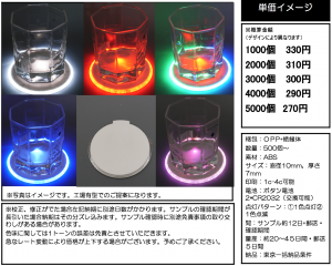 光るコースターB